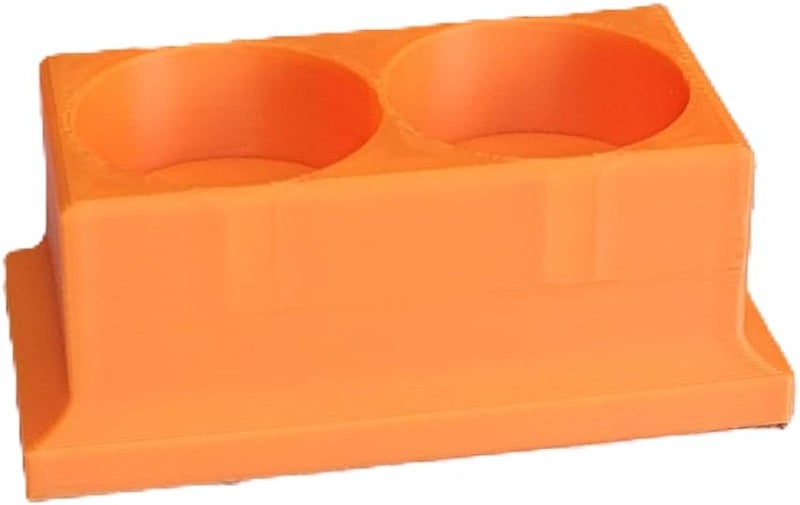 Znet3D Eye Drop Bottle Organizer, 2-Slot Stand (Orange) - Image 3